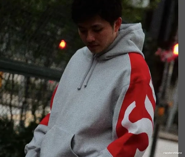 M HOODED S Sweatshirt LOGO Back L SWEATSHIRT Hoodie Grey Black Big JACQUARD LOGO XL BIG 0920
